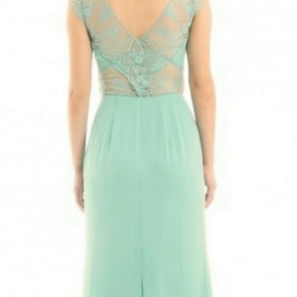 BCBG maxazaria Kelsey maxi dress in Lt Aqua - Picture 4 of 6